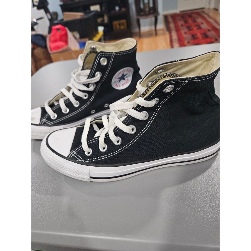 Converse Chuck Taylor All Star High Top Black Mens 5 Womens 7 M9160 - Picture 3 of 6